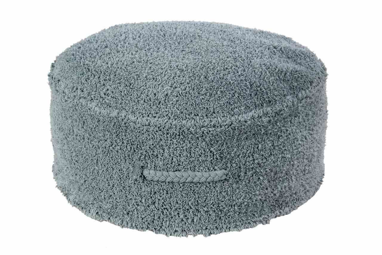 Lorena Canals. Πουφ Chill Vintage Blue 20×50×50