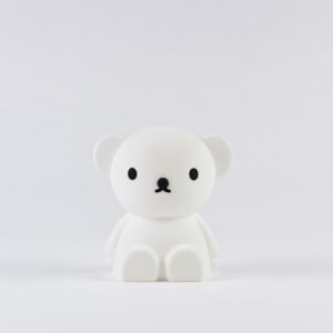 Λευκό παιδικό φωτιστικό νυκτός Boris σε σχήμα αρκούδου