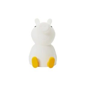 Λευκό φωτιστικό νυχτός Mr Maria Peppa Pig First Light από μαλακή σιλικόνη