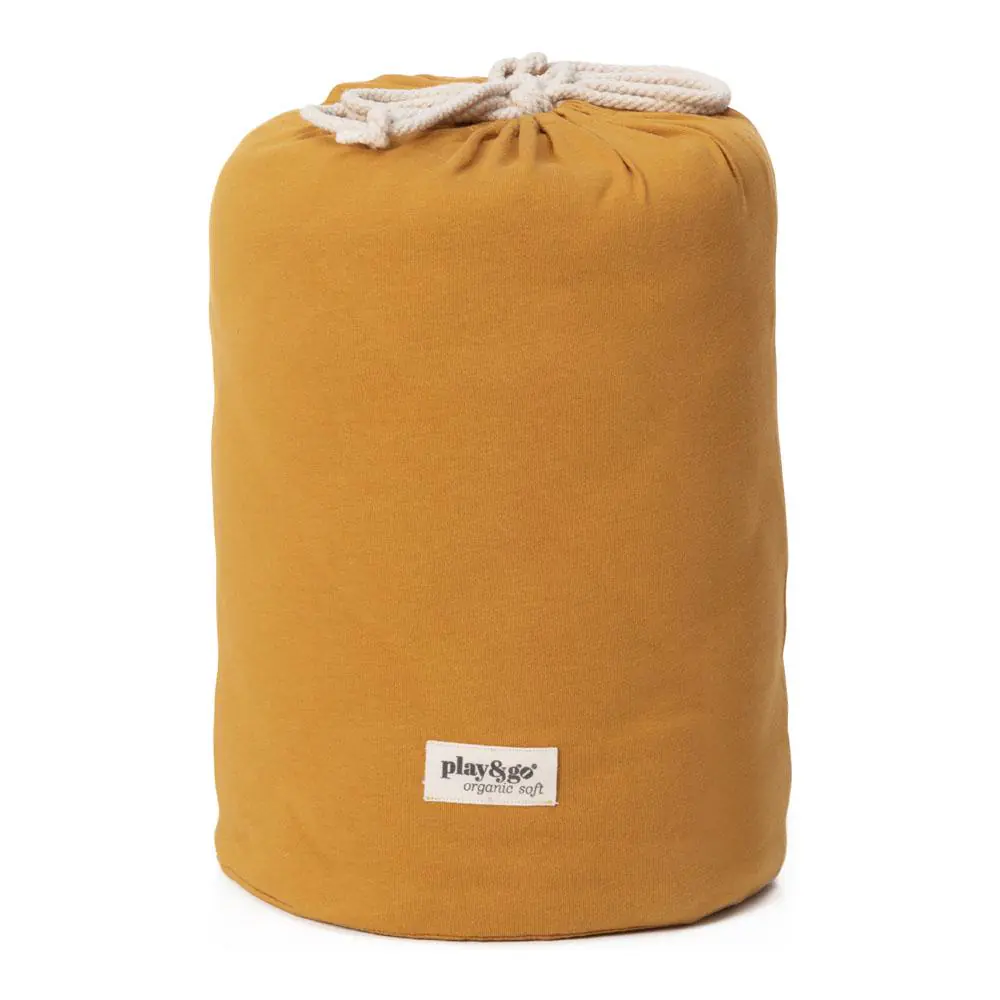 PLAY&GO. Baby play mat made of organic cotton 3-in-1. Mustard Chai Tea - Image 13