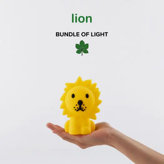 MR MARIA. Φωτιστικό νυχτός Λιοντάρι Bundle of Light (κίτρινο) - Image 3