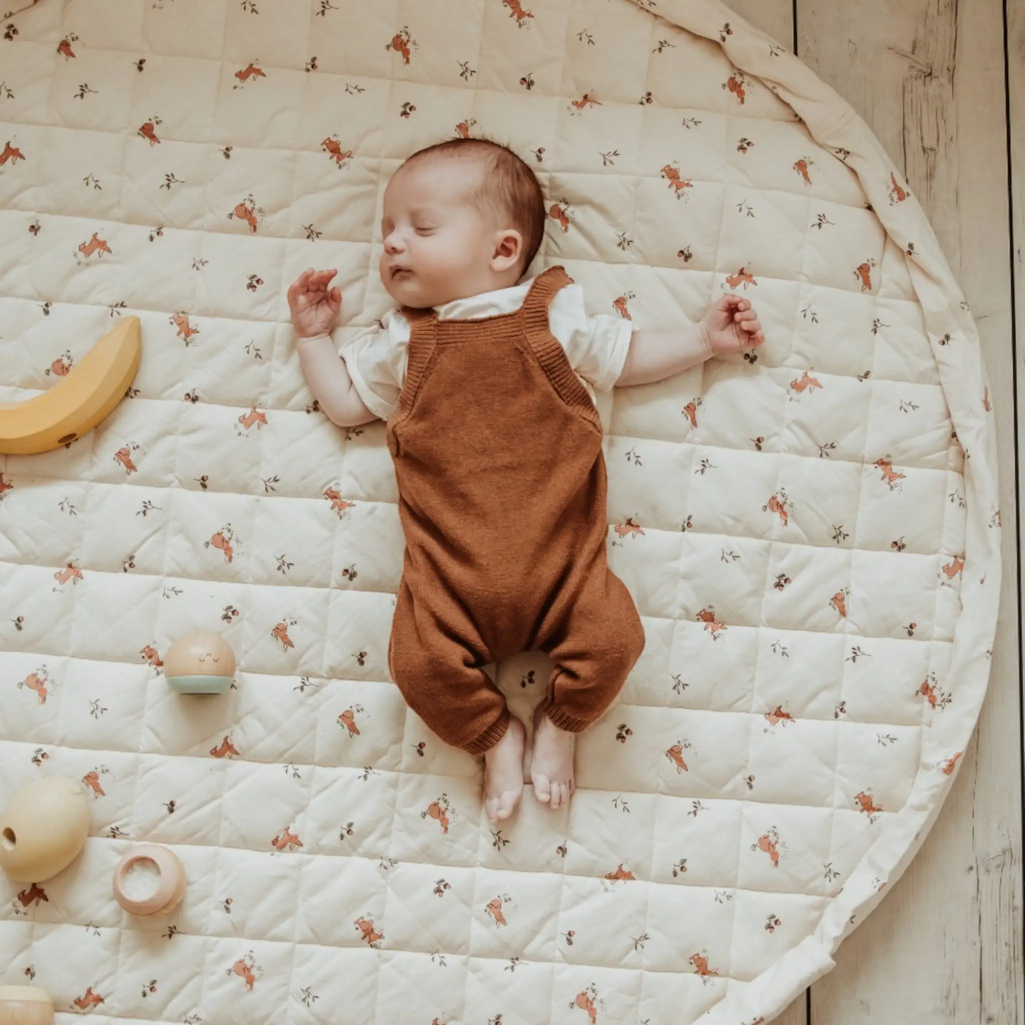 PLAY&GO. Baby play mat made of organic cotton 3-in-1. Rabbit - Image 4